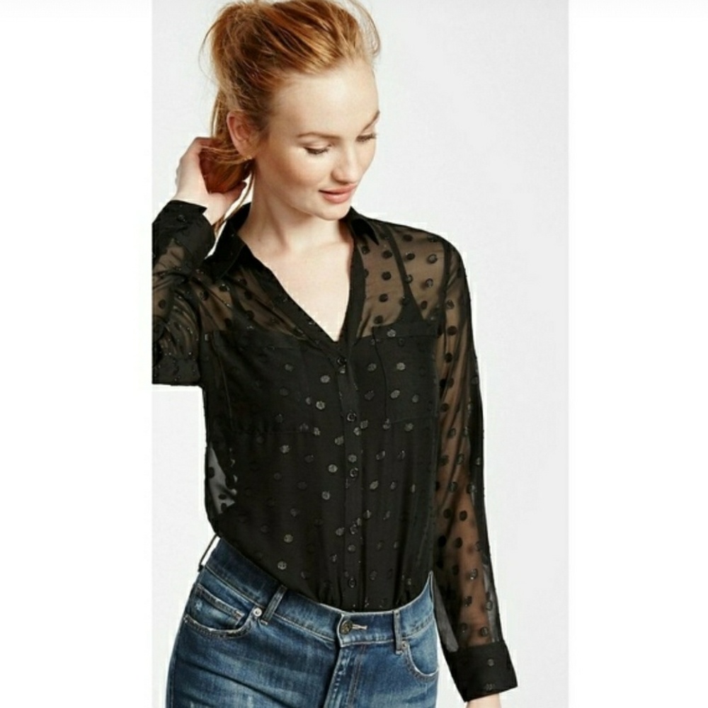 Sheer Slim Fit Shirt